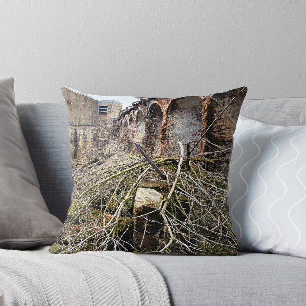 Item preview, Overgrown Courtyard and Ruined Cellblock Roofs – Eastern State Penitentiary designed and sold by Jason Bylsma.