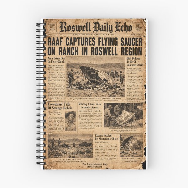 Item preview, Roswell New Mexico UFO 1947 designed and sold by MarkColeImaging.