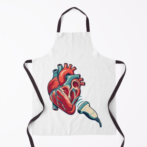 Item preview, Cardiac Sonographer Ultrasound Heart Art designed and sold by Philippa Shop.