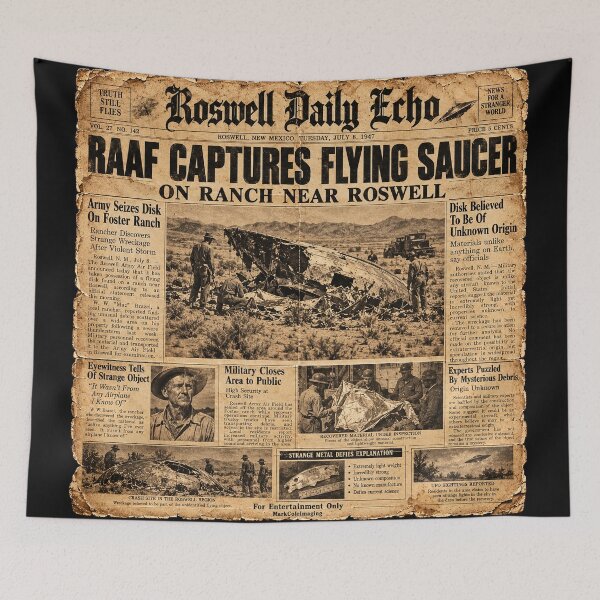 Item preview, Roswell New Mexico UFO 1947 designed and sold by MarkColeImaging.