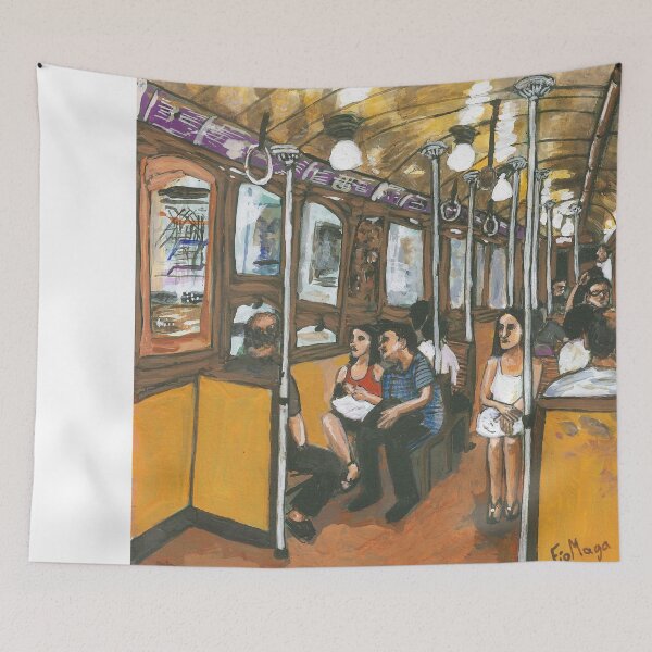 Item preview, Buenos Aires Subte, Old Wooden Subway Car designed and sold by PulsarArte.