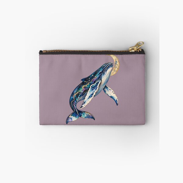Item preview, Celestial Humpback Whale and Crescent Moon Watercolor designed and sold by  MAD's Recreation Studio.
