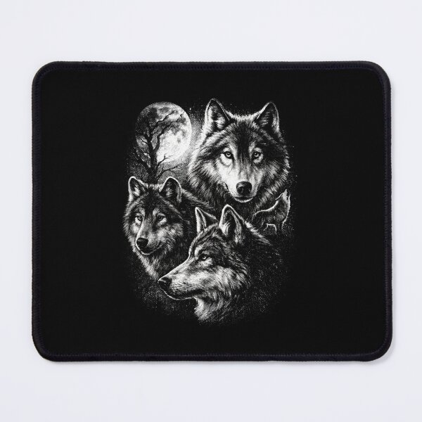 Item preview, Wolf Vintage 90s Grunge Retro Wolf Faded Wild Nature Wolf Howling Moon Y2k Gothic 2000s Wolf Gift designed and sold by gunaone-design.
