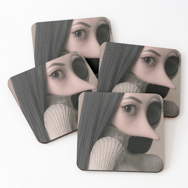 Item preview, Surreal Woman Portrait with Big Eye designed and sold by Mr Ai Shop.