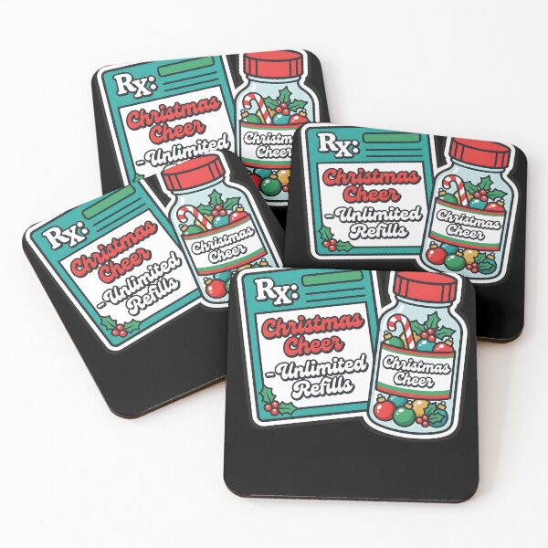 Item preview, Rx Christmas Cheer Unlimited Refills Nurse Practitioner designed and sold by VitalDesigner.