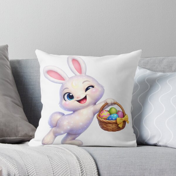 Item preview, Playful Moon Bunny Easter designed and sold by Sillytoe.