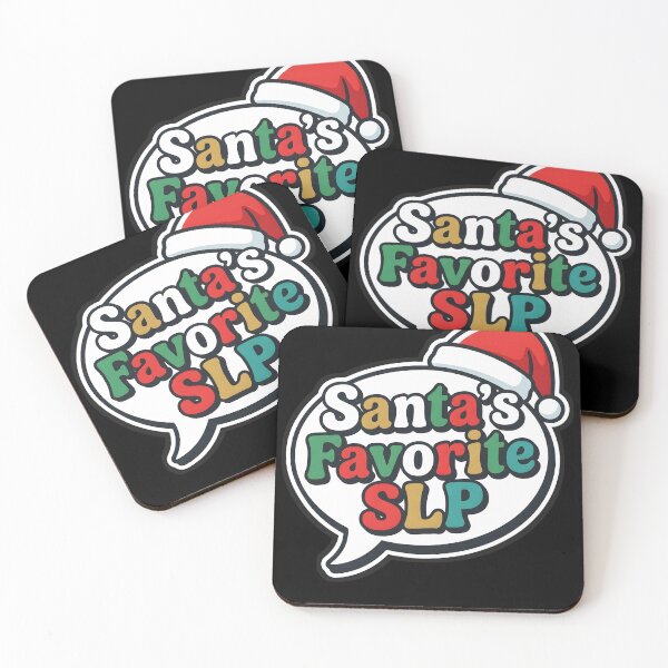 Item preview, Santa's Favorite SLP Speech Therapist Christmas designed and sold by VitalDesigner.