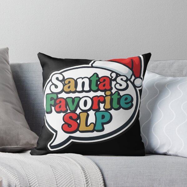 Item preview, Santa's Favorite SLP Speech Therapist Christmas designed and sold by VitalDesigner.