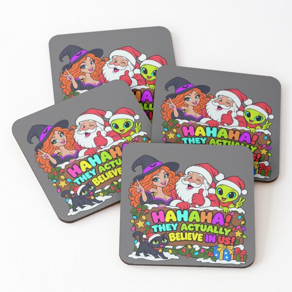 Item preview, Hahaha! They Actually Believe in Us – Funny Christmas designed and sold by Aimetoi.