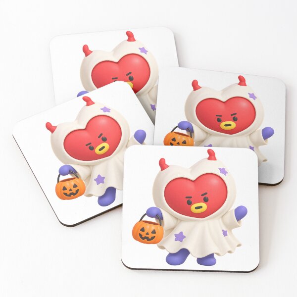 Item preview, Tata halloween BT21 Bts — Cute BT21 Sticker designed and sold by Crazy-universe.