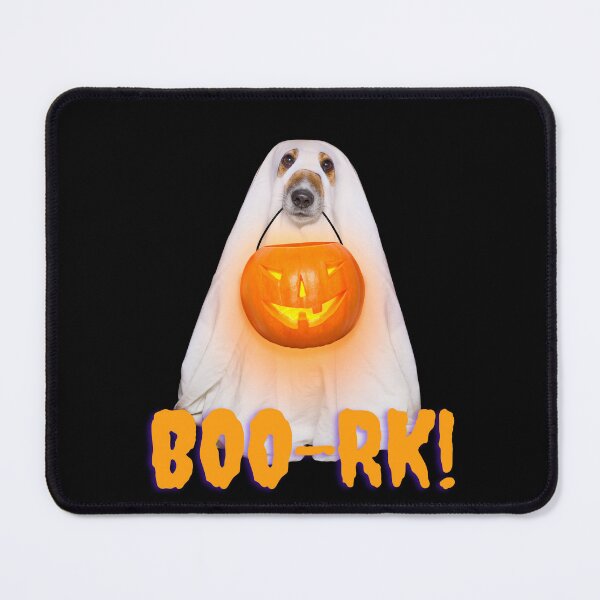 Item preview, Boo-rk Halloween Ghost Dog designed and sold by AestheteInk.