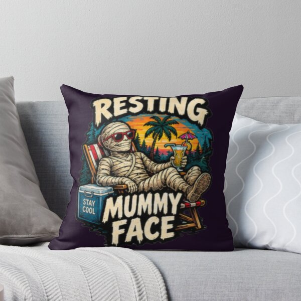 Item preview, Resting Mummy Face designed and sold by FrightDay.