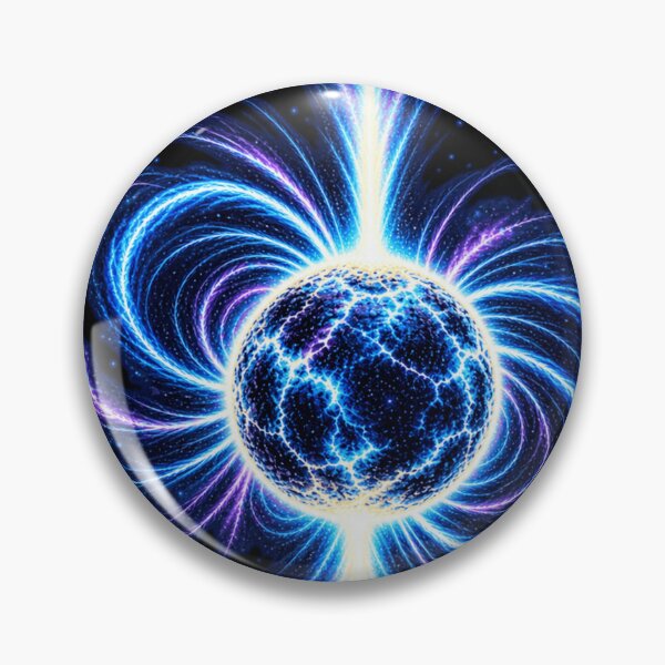 Item preview, Cosmic Pulsar with Magnetic Arcs Art - Neutron Star Celestial Design    designed and sold by AstroPal28.