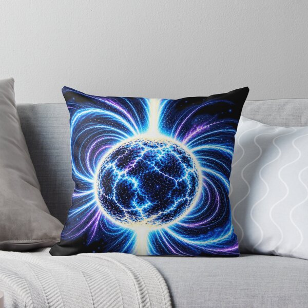 Item preview, Cosmic Pulsar with Magnetic Arcs Art - Neutron Star Celestial Design    designed and sold by AstroPal28.
