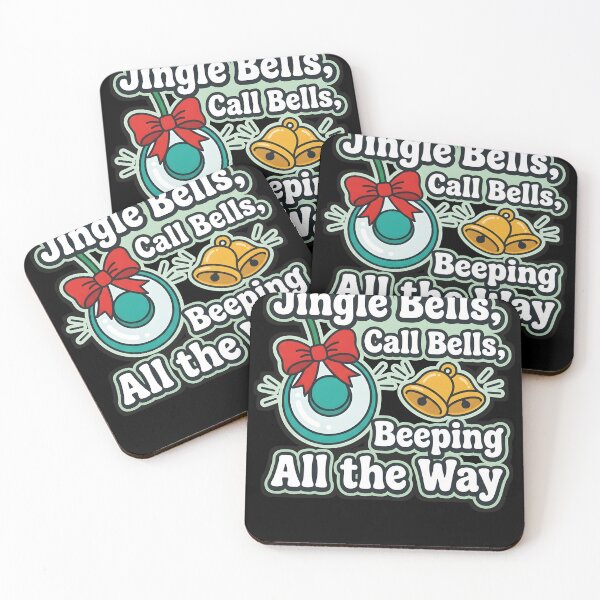 Item preview, Jingle Bells Call Bells Beeping All the Way Nurse designed and sold by VitalDesigner.
