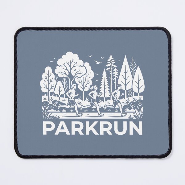 Item preview, Parkrun Trail Running Forest Landscape Runner Outdoor Sports Graphic    designed and sold by KiwiRider.
