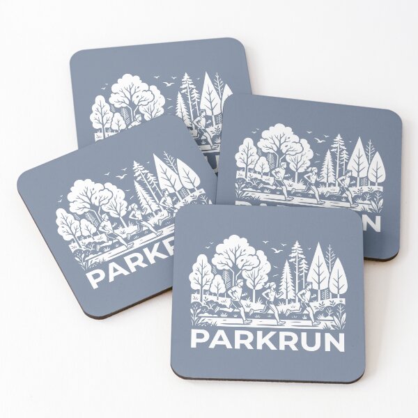 Item preview, Parkrun Trail Running Forest Landscape Runner Outdoor Sports Graphic    designed and sold by KiwiRider.