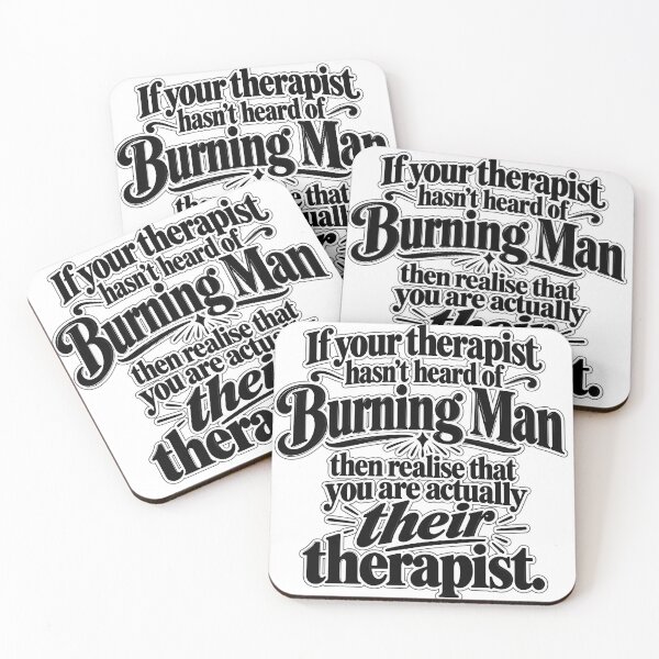 Item preview, Burning Man Therapist designed and sold by DubiousTruths.