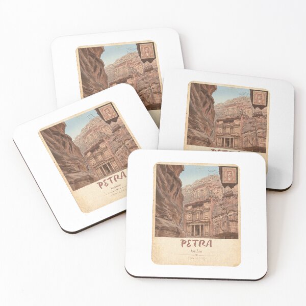 Item preview, Petra Vintage Travel Poster – Jordan designed and sold by DesignMaxa.
