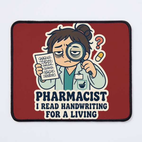 Item preview, Funny Pharmacist Doctor Handwriting Gift designed and sold by mo-carnival.