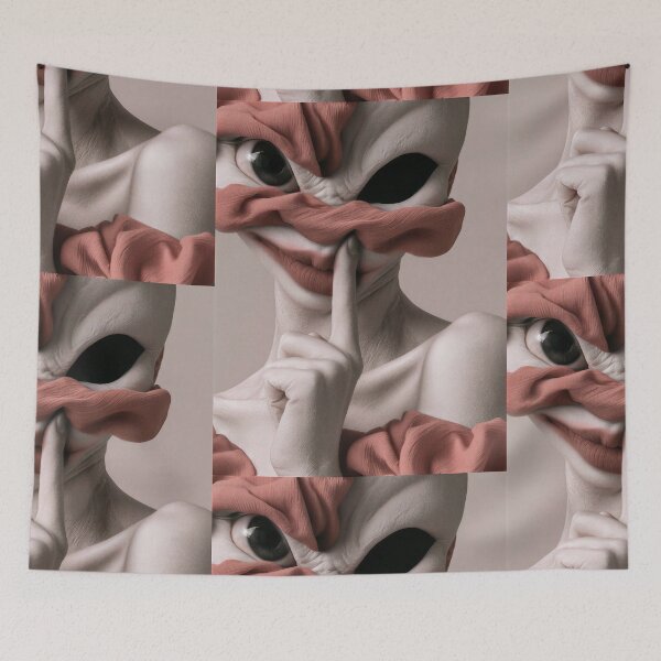 Item preview, Surreal Face Abstract Portrait designed and sold by Mr Ai Shop.