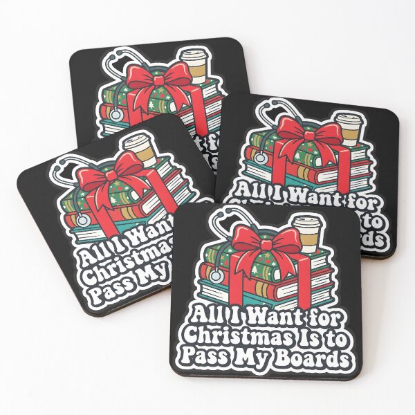 Item preview, All I Want for Christmas Is to Pass My Boards Nursing Student designed and sold by VitalDesigner.