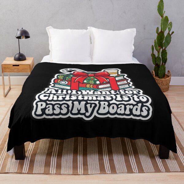 Item preview, All I Want for Christmas Is to Pass My Boards Nursing Student designed and sold by VitalDesigner.
