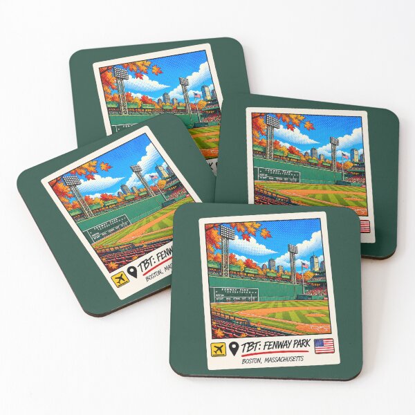 Item preview, TBT Fenway Park Fall Boston Vintage Pop Art  designed and sold by JEFFCORA.