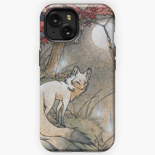 Cute cartoon fox with roses female fox gifts iPhone 14 Case by Norman W -  Pixels