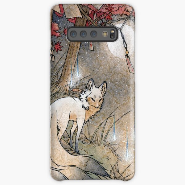 Fox & Wisps - Kitsune Yokai Foxfire Samsung Galaxy Snap Case