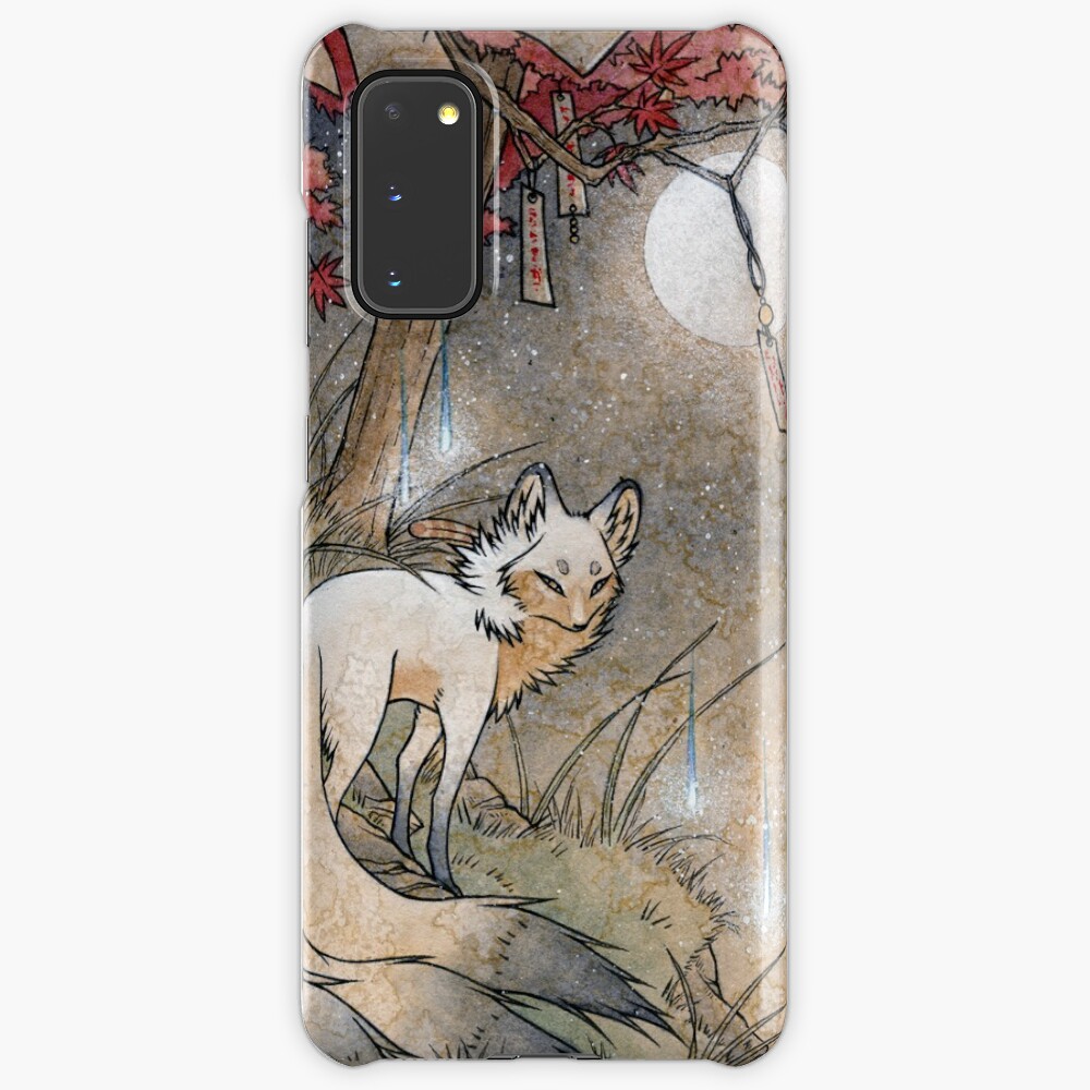 Fox & Wisps - Kitsune Yokai Foxfire Case & Skin for Samsung Galaxy