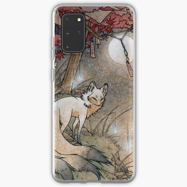 Fox & Wisps - TeaKitsune Fox Yokai Samsung Galaxy Flexible Hülle