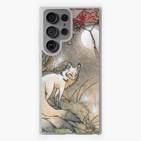 Fox & Wisps - TeaKitsune Fox Yokai Samsung Galaxy Soft Case