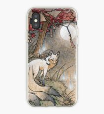 Fox & Wisps - Kitsune Yokai Foxfire iPhone Case