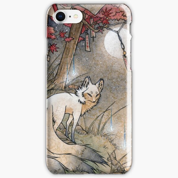 Fox & Wisps - Kitsune Yokai Foxfire iPhone Snap Case