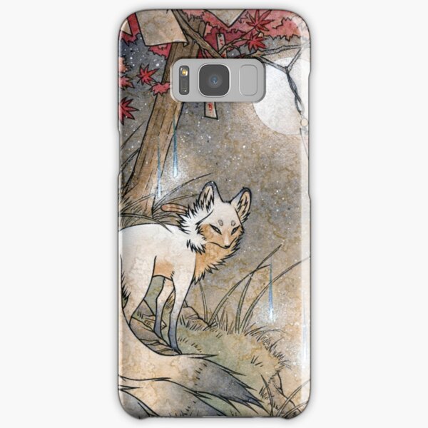 Fox & Wisps - Kitsune Yokai Foxfire Samsung Galaxy Snap Case