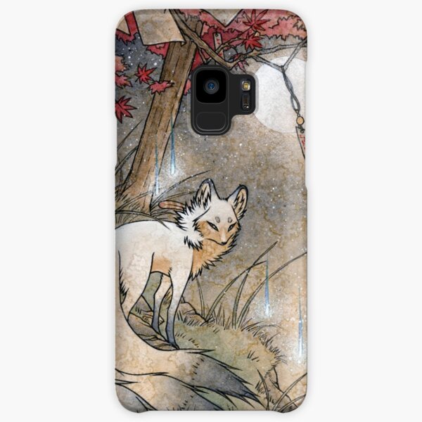 Fox & Wisps - Kitsune Yokai Foxfire Samsung Galaxy Snap Case