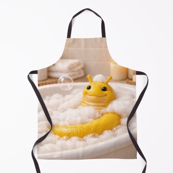 Item preview, Sunny Banana Slug Bubble Bath designed and sold by Sillytoe.