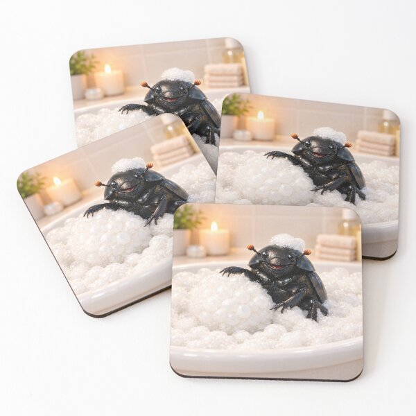 Item preview, Cozy Dung Beetle Bubble Bath designed and sold by Sillytoe.