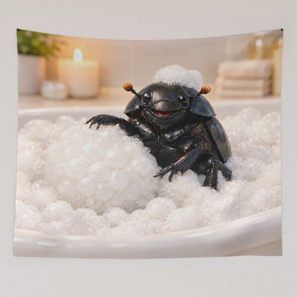 Item preview, Cozy Dung Beetle Bubble Bath designed and sold by Sillytoe.
