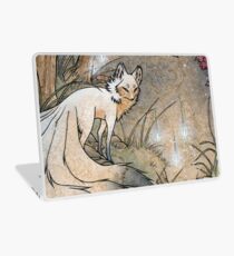 Fox & Wisps - Kitsune Yokai Foxfire Laptop Skin