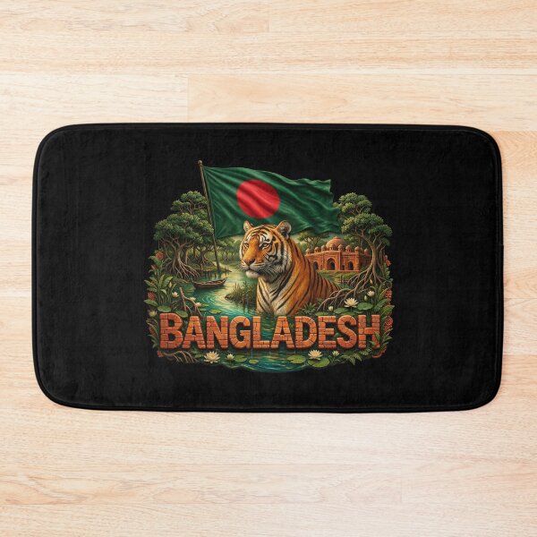 Item preview, Bangladesh Heritage – Tiger & Sundarbans designed and sold by FlagX.