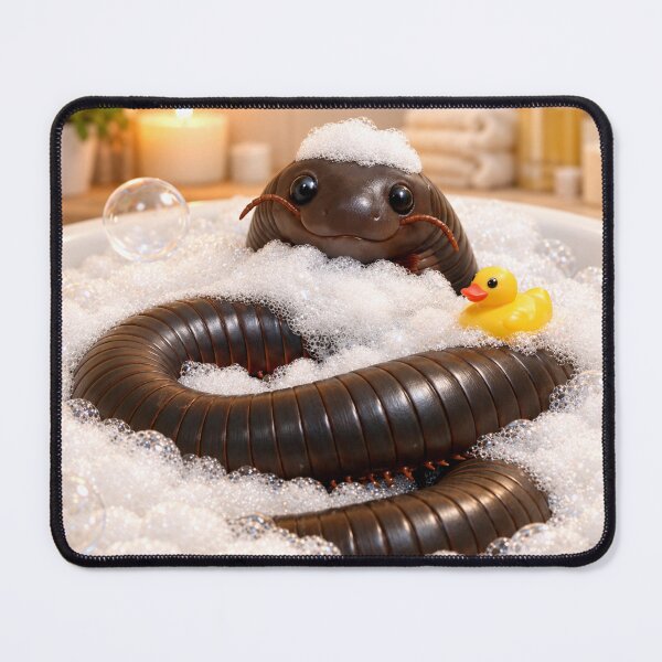 Item preview, Cozy Giant African Millipede Bubble Bath designed and sold by Sillytoe.