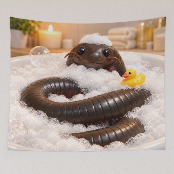 Item preview, Cozy Giant African Millipede Bubble Bath designed and sold by Sillytoe.
