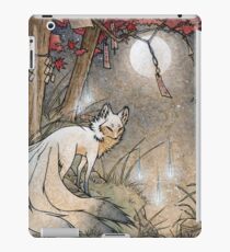 Fox & Wisps - Kitsune Yokai Foxfire iPad Case/Skin