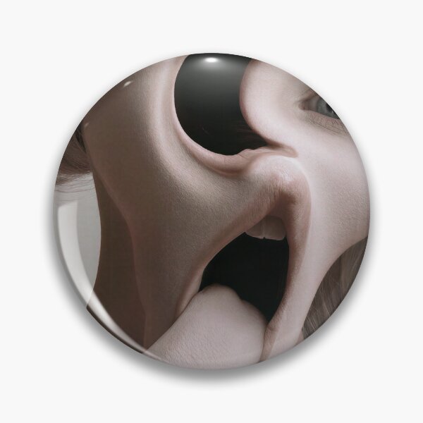 Item preview, Distorted Woman Surreal Horror Portrait designed and sold by Mr Ai Shop.