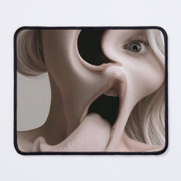 Item preview, Distorted Woman Surreal Horror Portrait designed and sold by Mr Ai Shop.