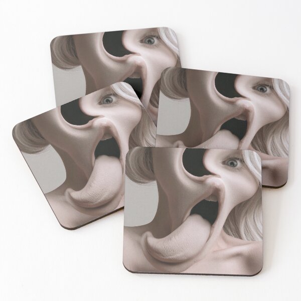 Item preview, Distorted Woman Surreal Horror Portrait designed and sold by Mr Ai Shop.