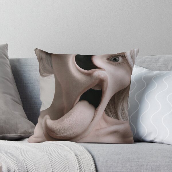 Item preview, Distorted Woman Surreal Horror Portrait designed and sold by Mr Ai Shop.