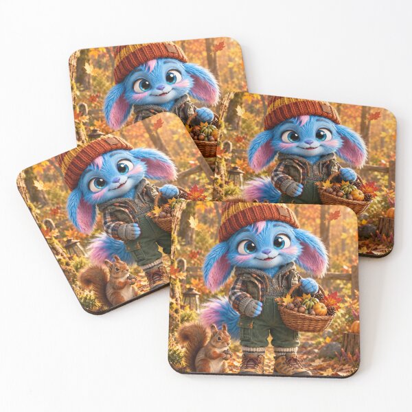 Item preview, Little Blue Exploer Collecting Autumn Treasures designed and sold by YarQpl.